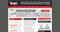 Desktop Screenshot of integritycsi.com