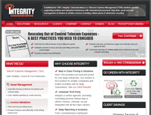 Tablet Screenshot of integritycsi.com